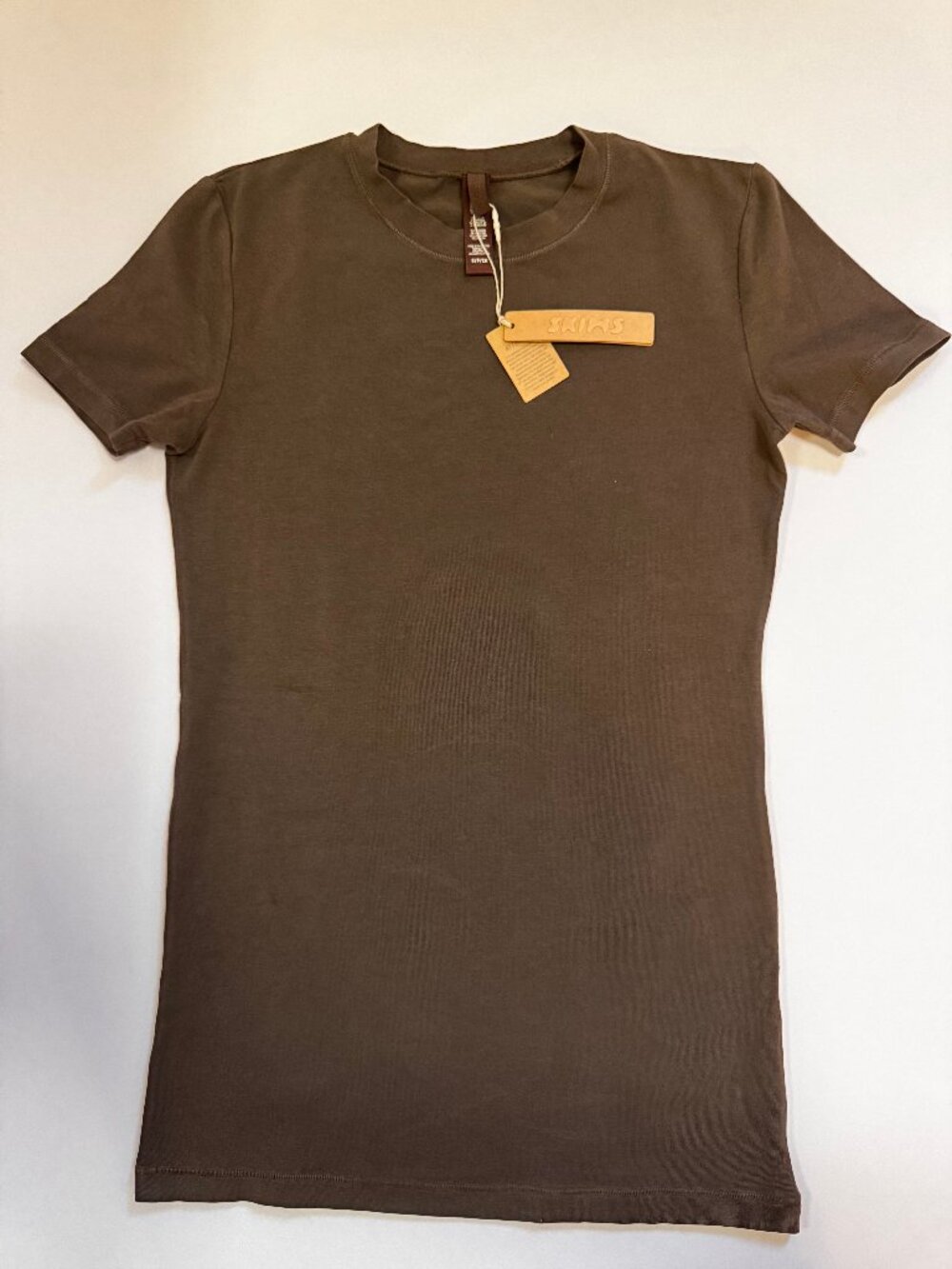 Skims Tee in Cocoa Size Small NWT